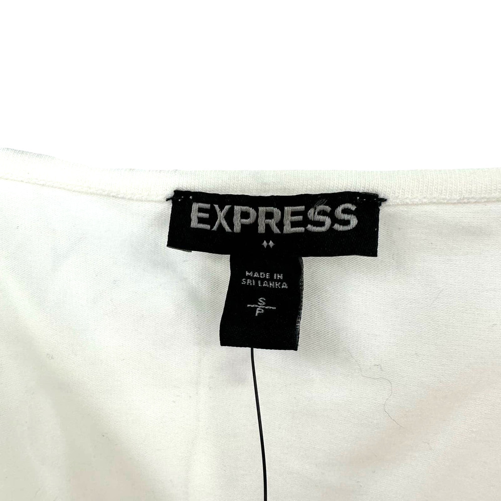 Express size Small new with tags‎ white tank top strappy bust detail - Picture 3 of 5